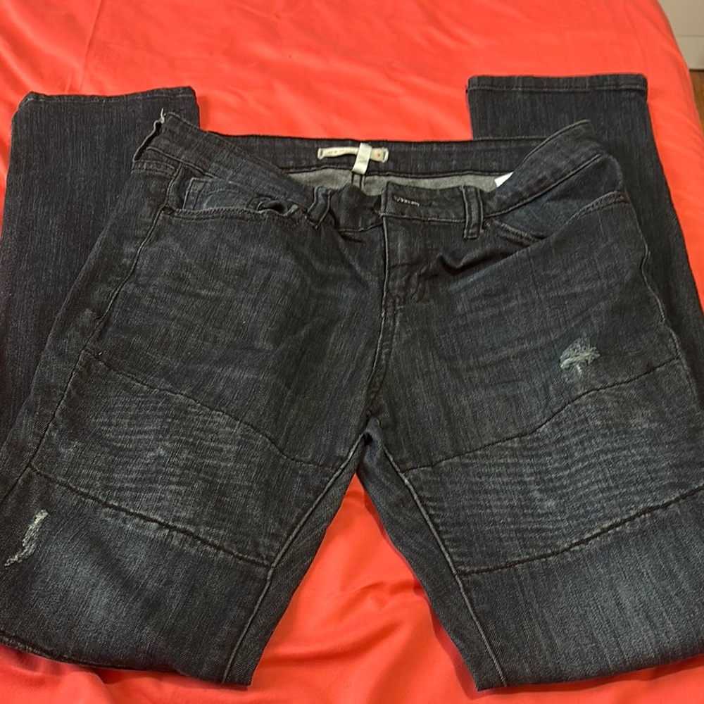 Blue women’s Distressed Jeans